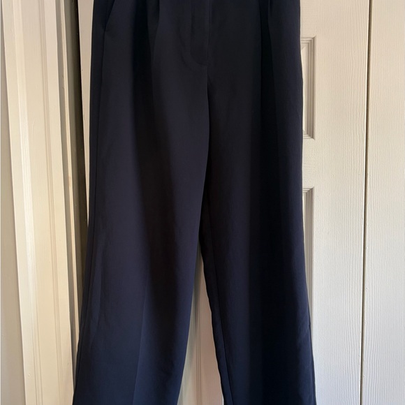 Aritzia Navy Effortless Pant- Curve Fit, 8 - Picture 6 of 8